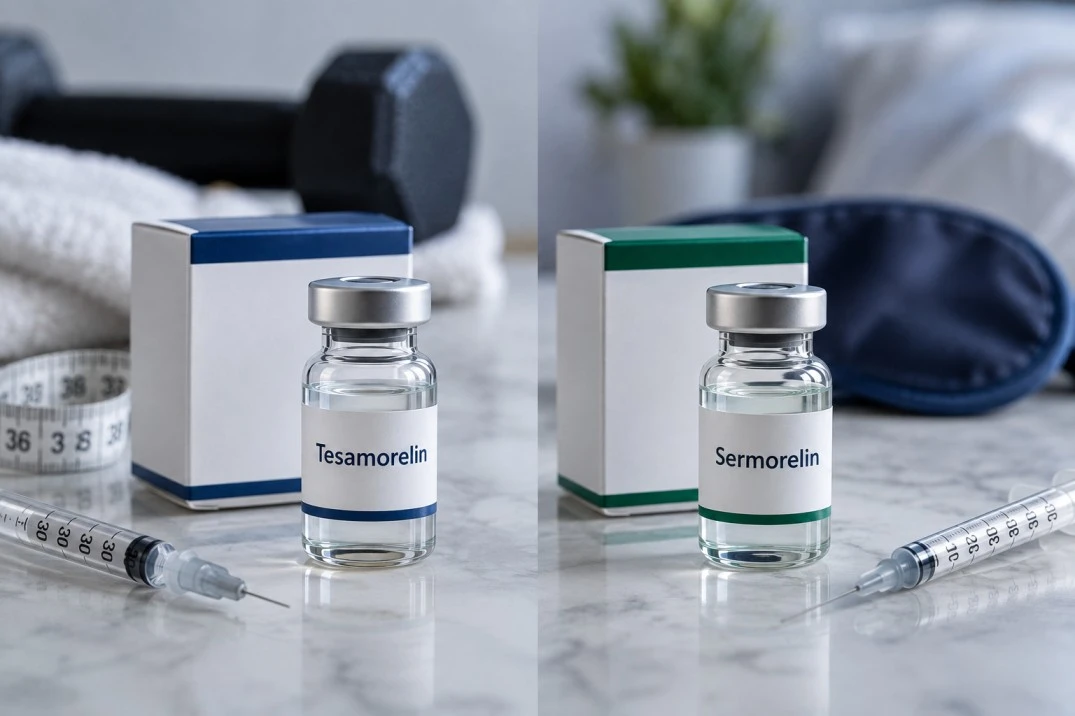 Tesamorelin vs Sermorelin: Peptides for Muscle Growth