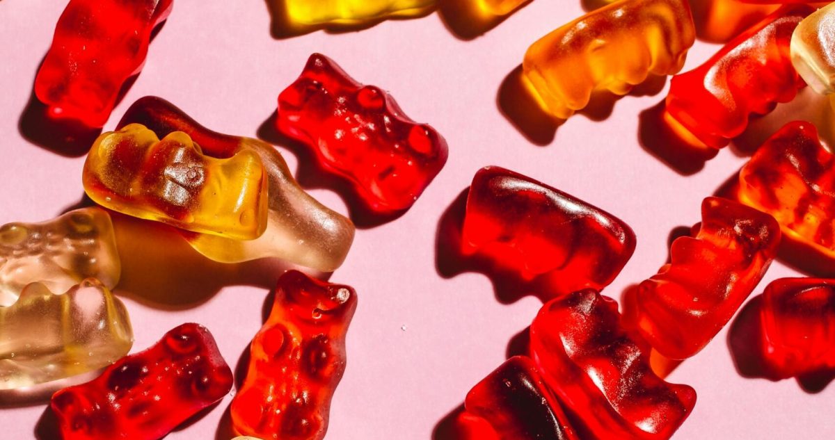 Pectin vs Gelatin Gummies on a table